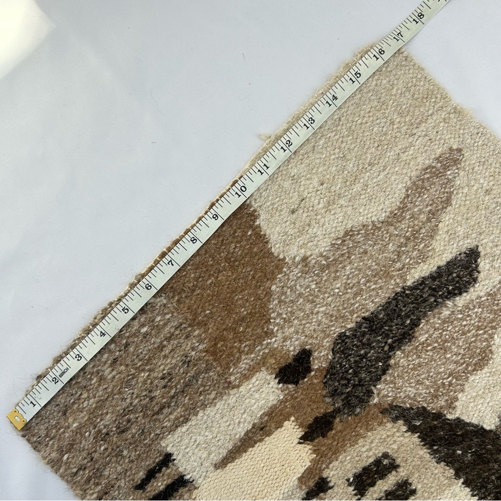 VTG Pictorial wool Handmade Rug - Picture 6 of 7